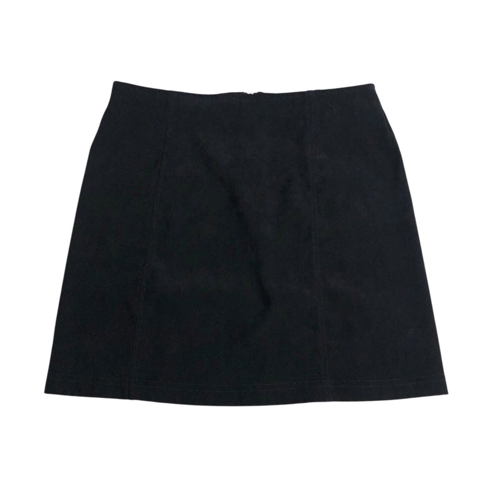 Vintage Blue Mini Skirt Women Juniors 3 Black Velvet Y2K 90s Goth Whimsygoth USA